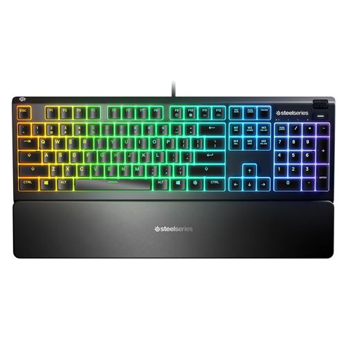 SteelSeries Apex 3 RGB Wired Gaming Keyboard | GameStop