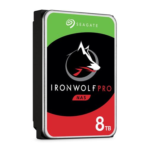 ironwolf Pro ハードディスク8TB 【ほぼ新品】 正規激安 13230円 www