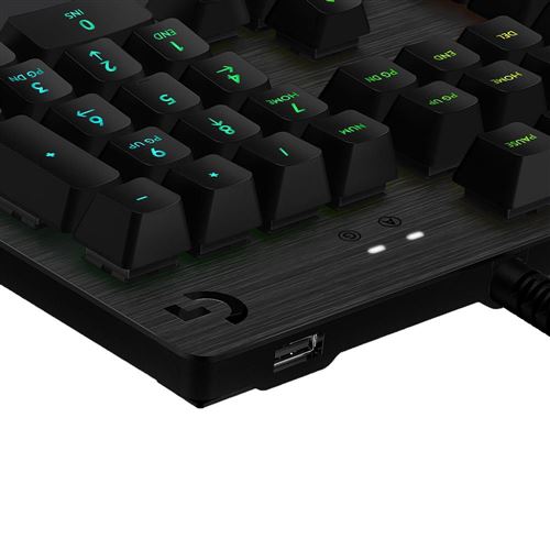 formaat Vrijgevigheid Afhankelijk Logitech G G513 Carbon LIGHTSYNC RGB Mechanical Gaming Keyboard - GX Brown ( Tactile) - Micro Center