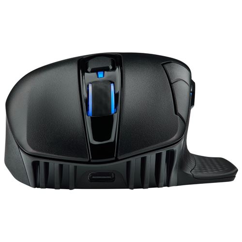 Corsair Dark Core RGB Pro, Wireless FPS/MOBA Gaming optical Mouse with  SLIPSTREAM Technology, Black, Backlit RGB LED, 18000 DPI,  Optical,CH-9315411-NA