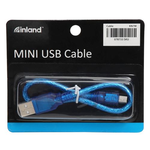 LOGIK LUSBMIN23 USB A to USB Mini-B Cable - 1.8 m