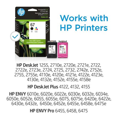 HP Deskjet 2720e Ink Cartridges