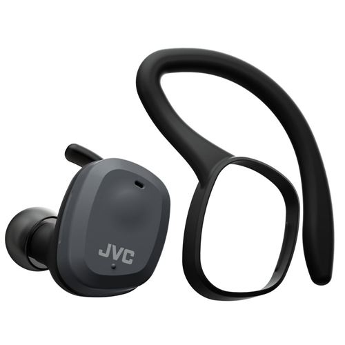 JVC Sport True Wireless Bluetooth Earbuds - Black - Micro Center