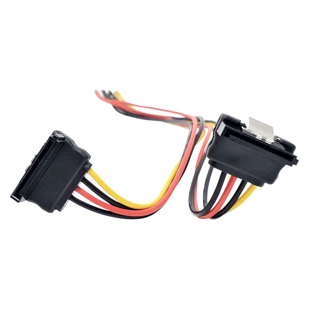 Micro Connectors 4 Pin LP4 power connector (male) to 2x RightAngle