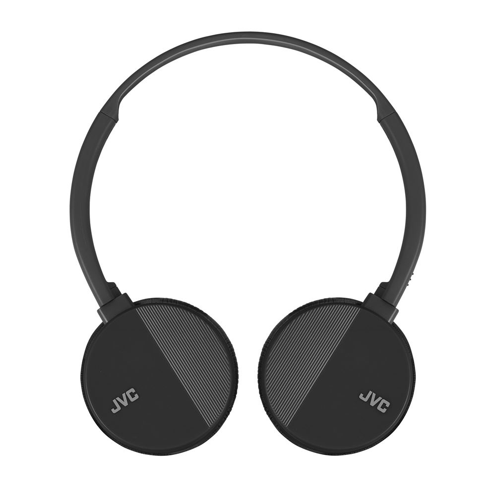 JVC Flats Wireless Bluetooth Headphones - Black; Inline Microphone; Up ...