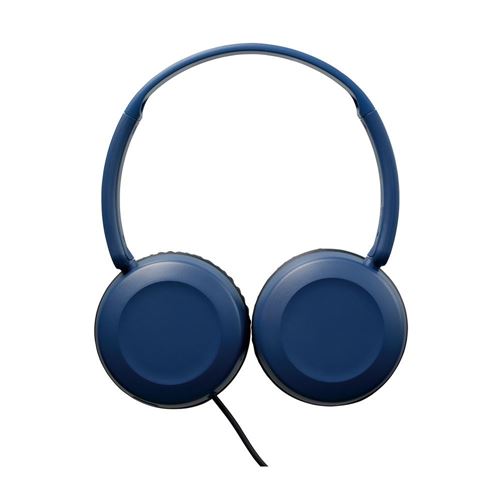 JVC Powerful Sound On Ear Wired Headphones - Blue; Premium Noise