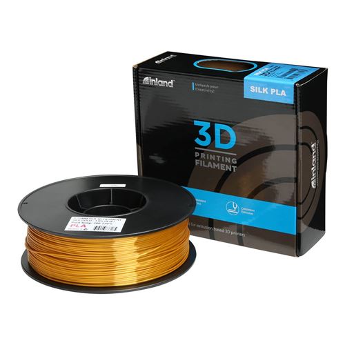 3D Printer Silk PLA Filament Gold Color 1.75mm 1KG 2.2LBS Spool