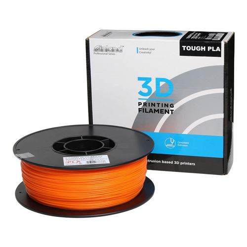 Inland 1.75mm Orange Silk PLA 3D Printer Filament - 1kg Spool (2.2 lbs) -  Micro Center
