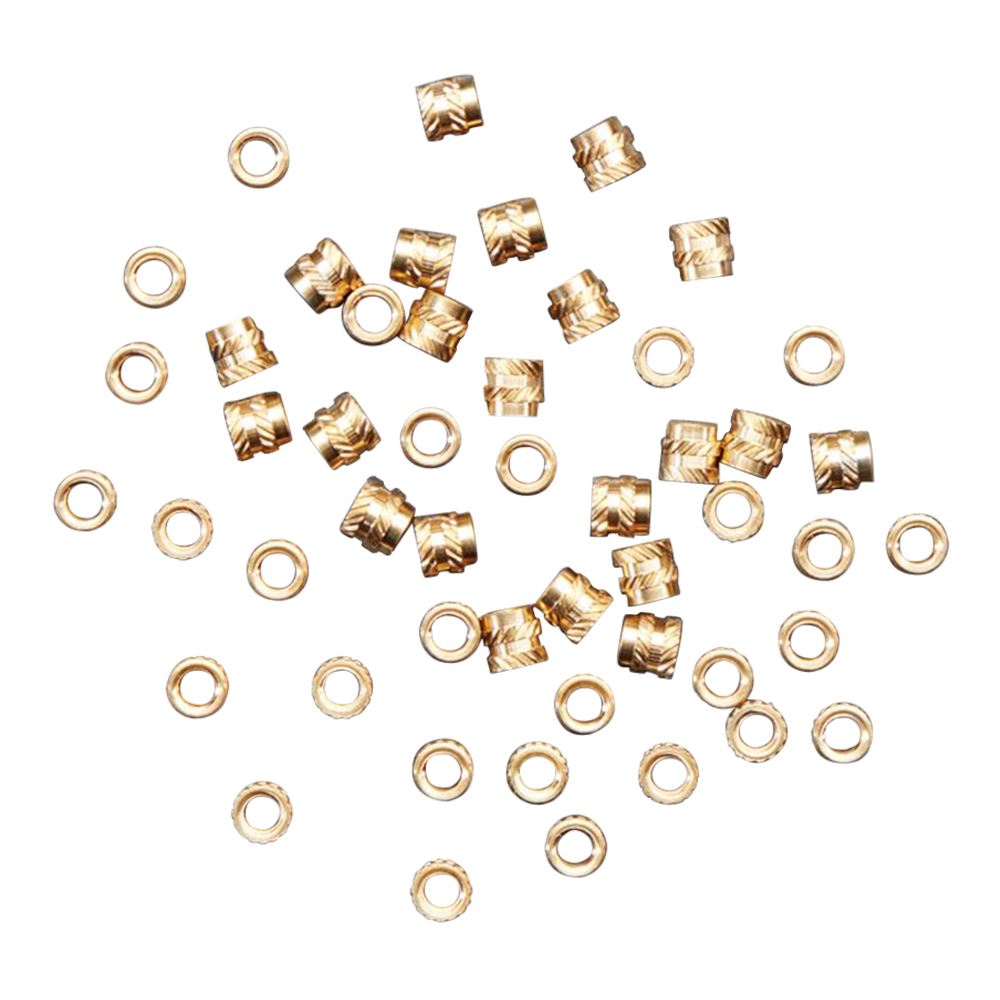 Adafruit Industries Brass Heat Set Inserts for Plastic M3x4mm 50 pack