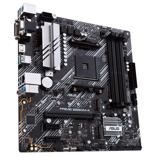 ASUS B550M-A PRIME AC PS AMD AM4 microATX Motherboard - Micro Center