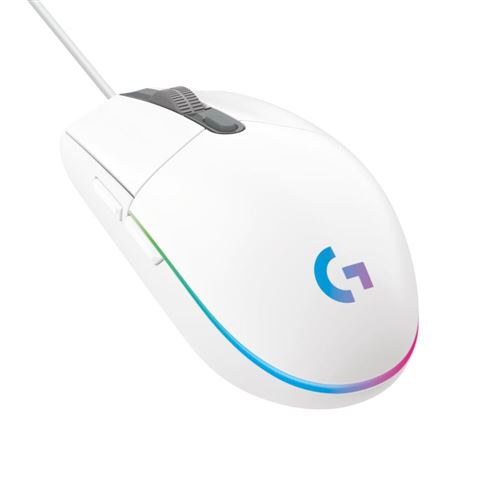 Logitech G G203 LIGHTSYNC Gaming Mouse - White - Micro Center