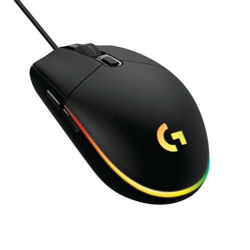 Logitech G G203 LIGHTSYNC Gaming Mouse - Black - Micro Center