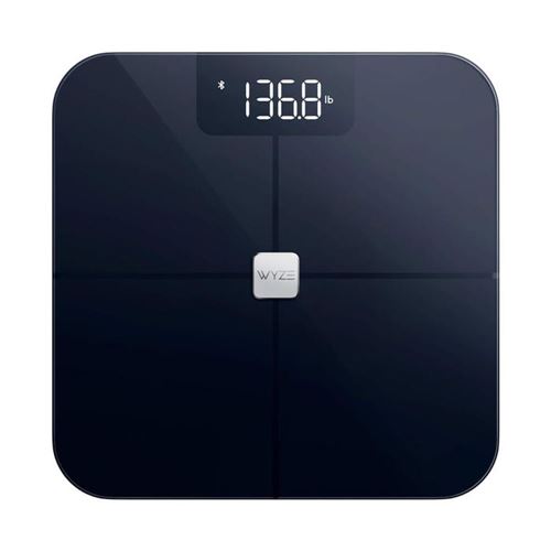 Wyze Smart Scale, Body Fat Digital WiFi Scale and Body Weight Composition  BMI Smart Scale, Heart Rate Monitor Tracker, Wireless Body Fat Percentage  Tracker, Analyze with Smartphone App, Black 