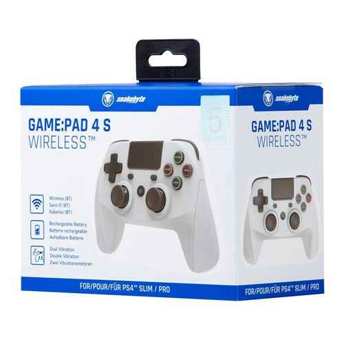 Snakebyte Pad 4 S Wireless for - Gray - Micro Center