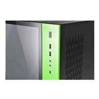 Lian Li Pc O11 Dynamic Tempered Glass Eatx Full Tower Computer Case Green Micro Center