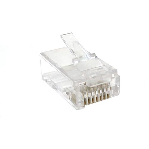 Micro Connectors CAT 6 RJ45 UTP Modular Plug for Solid & Stranded Ethernet  Cable - 50 Pack - Micro Center