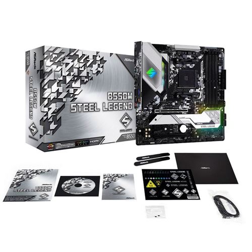 ASRock B550M Pro SE AMD AM4 microATX Motherboard - Micro Center