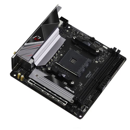 ASRock B550 Phantom Gaming AMD AM4 Mini-ITX Motherboard - Micro Center