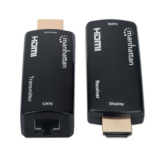 Inland HDMI Extender by Cat5e/6 - Black - Micro Center