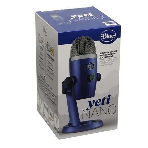 Blue Yeti USB Condenser Microphone - Black; For Recording and Streaming;  Blue VO!CE effects; 4 Pickup Patterns - Micro Center