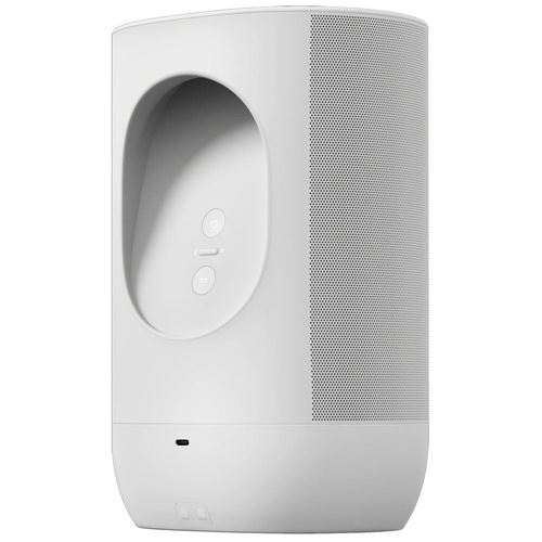 emne Ønske Slovenien Sonos Move Smart Portable Wi-Fi and Bluetooth Speaker with Alexa and Google  Assistant - White - Micro Center