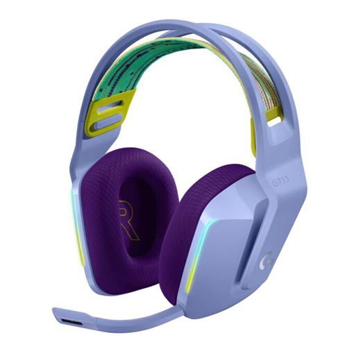 Logitech G305 Lightspeed Wireless Gaming Mouse + G733 Lightspeed Wireless  Gaming Headset Bundle - Lilac