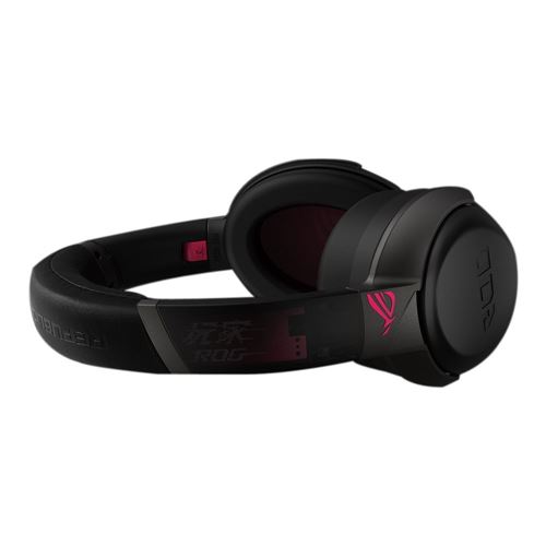 ASUS ROG Strix Go 2.4 Electro Punk Wireless Gaming Headphones w/ USB-C 2.4  GHz Adapter; Ai Powered Noise-Cancelling - Micro Center