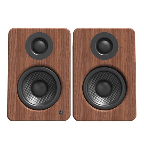 Kanto YU2 Powered 2 Channel Stereo w/ Built-in DAC - Walnut - Micro Center