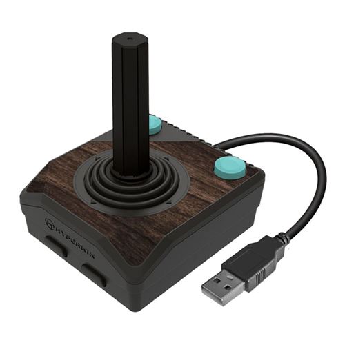 Hyperkin “Trooper II” Premium Atari 2600 Style Wired USB Controller PC/Mac/Raspberry Pi/Retro Pie/Linux Joystick - Micro Center