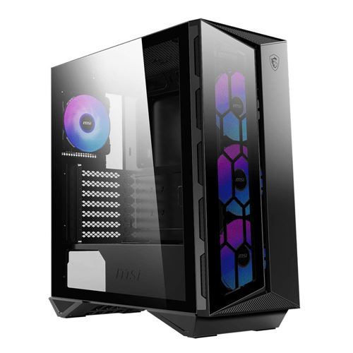 Buy MSI MAG Forge 100R ARGB Cabinet (Black) - Computech Store