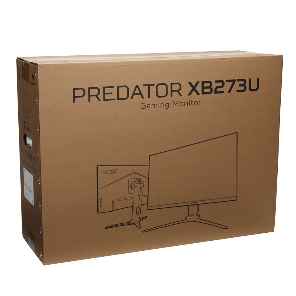 Acer Predator XB273U GXbmiipruzx 27" 2K WQHD (2560 x 1440) 270Hz Wide