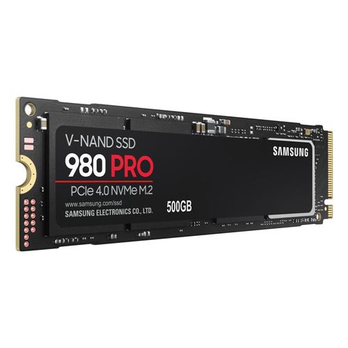 Samsung 980 Pro SSD 500GB M.2 NVMe Interface PCIe Gen 4x4 Internal 