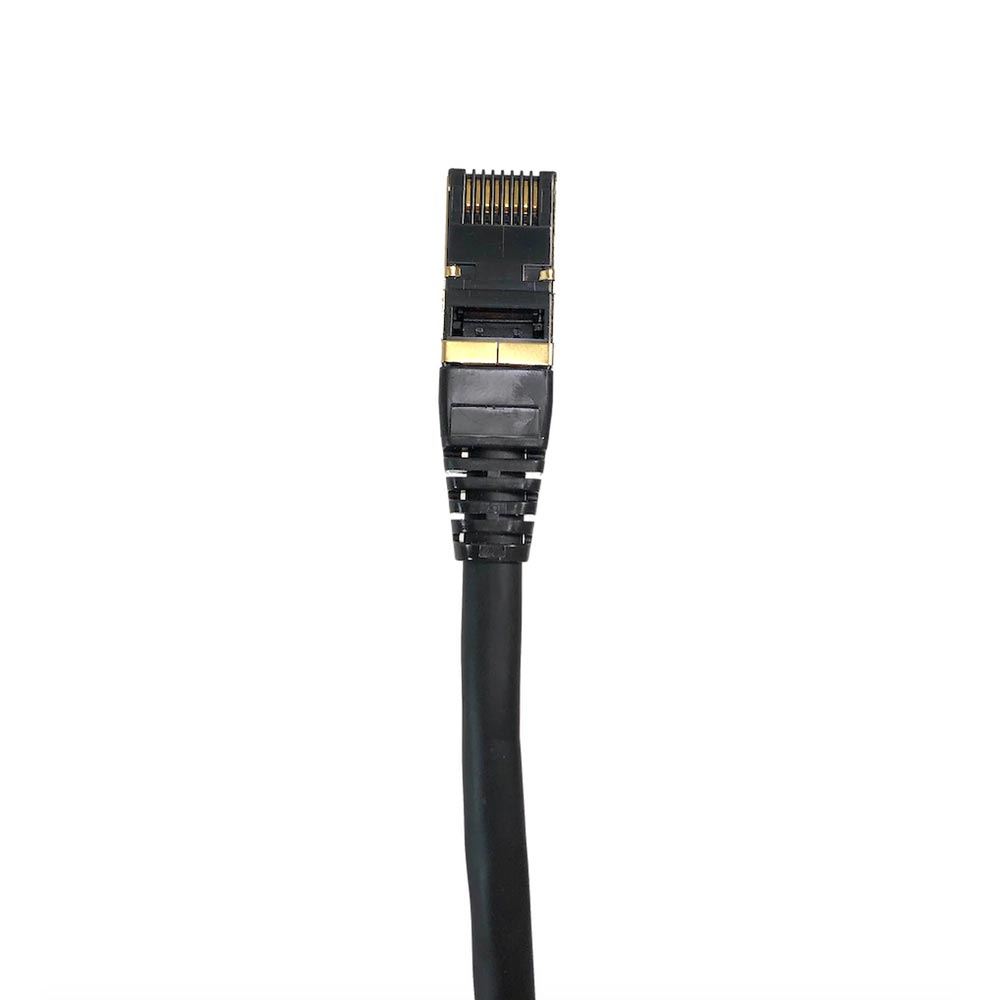 Micro Connectors 50 Ft. CAT 8 S/FTP Shielded Cable Black