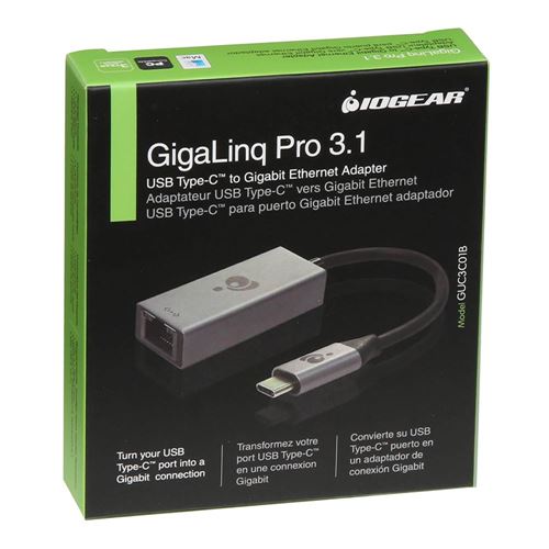 Adaptateur USB C vers Ethernet 2.5G – DUAL LINK