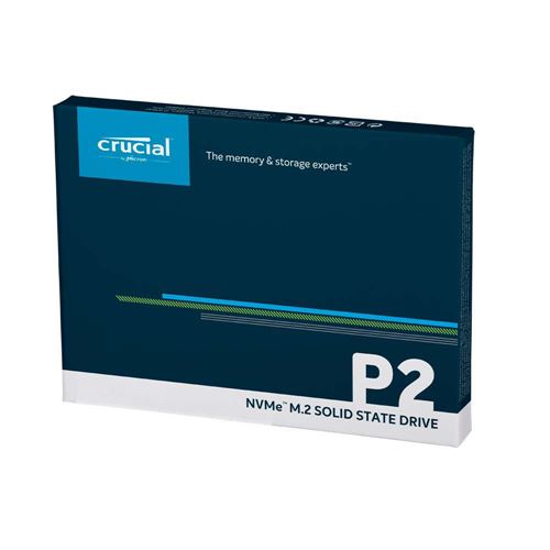 Crucial P2 1TB M.2 NVMe Interface PCIe 3.0 x4 Internal Solid State Drive  with 3D QLC NAND up to 2400MB/s (CT1000P2SSD8) - Micro Center