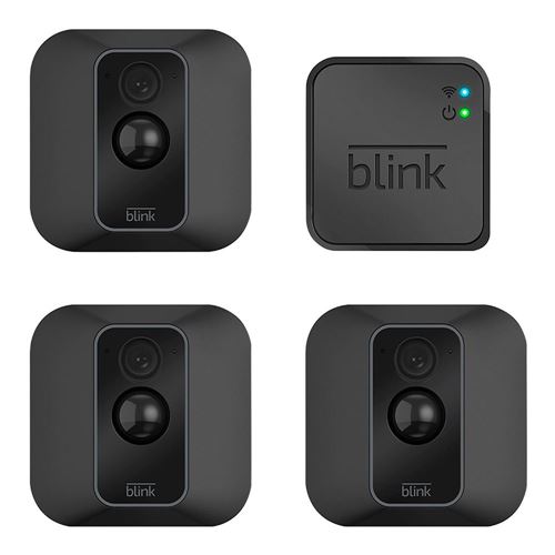 Blink XT Home Security Camera System - 3 Camera Kit; Indoor/Outdoor; 1080p  Resolution; 110° FOV; WiFi Connectivity; Battery - Micro Center