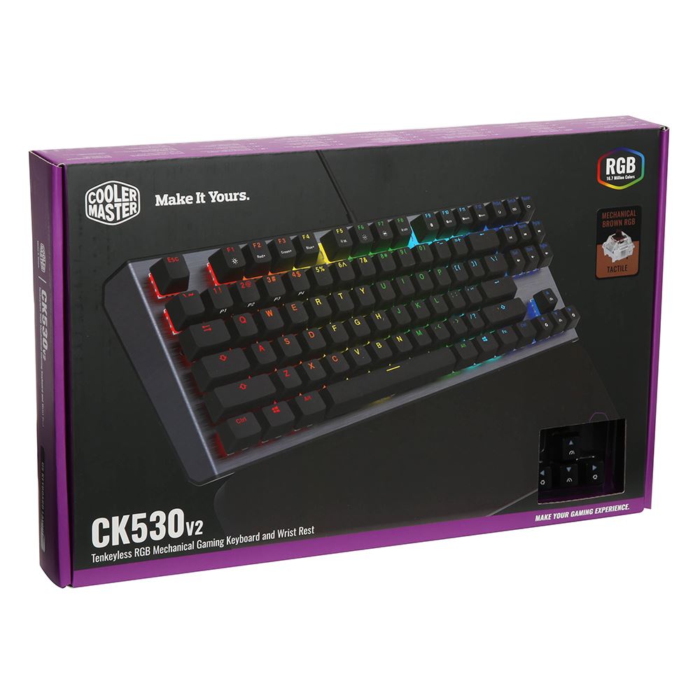 Micro Center - Cooler Master CK530 V2 Tenkeyless Gaming Mechanical ...