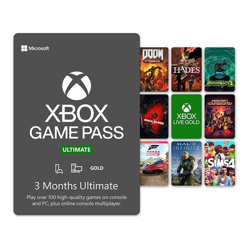 Microsoft Game Pass Ultimate Game Card 3 Month Micro Center