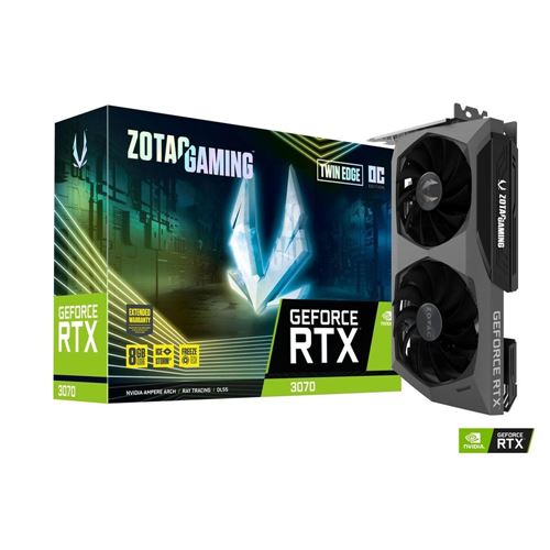 Zotac GeForce RTX 3070 Twin Edge Overclocked Dual Fan 8GB GDDR6