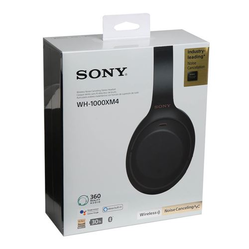 Buy SONY WH-1000XM4 Wireless Bluetooth Noise-Cancelling Headphones - Blue