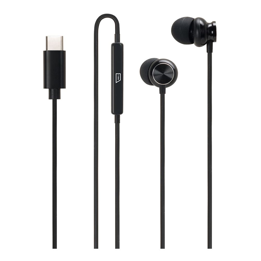 Targus iStore Comfort Fit Wired Earbuds with USB-C Connector - Black ...