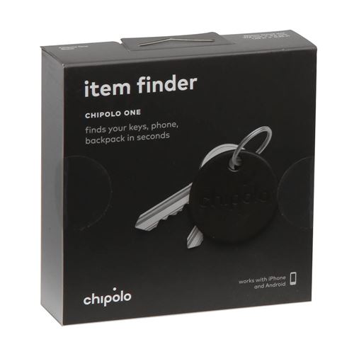 Chipolo ONE (2020) Bluetooth Item Finder - Black - Micro Center