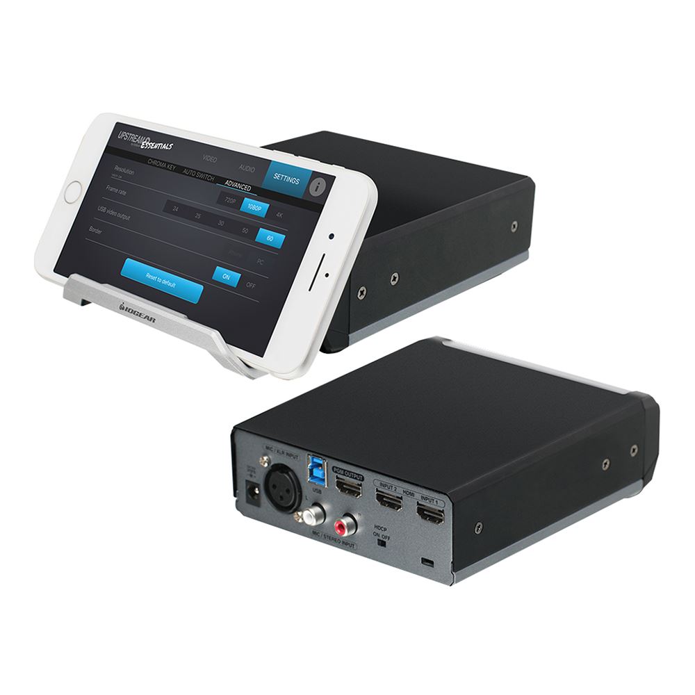 IOGEAR Upstream Pro Video Switcher, 1080p/4K Portable/Mobile
