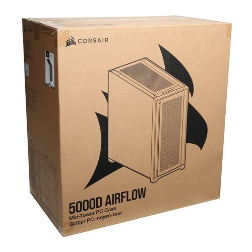 Corsair 5000D Airflow Tempered Glass Mid-Tower ATX PC Case, Black
