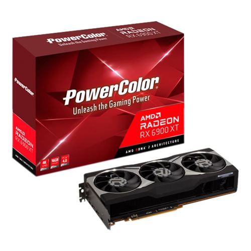 PowerColor AMD Radeon RX 6900 XT Triple-Fan 16GB GDDR6 PCIe 4.0 Graphics  Card - Micro Center