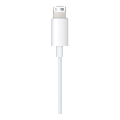 Apple Lightning to 3.5 mm Audio Cable 3.9 ft. (1.2 m) - White - Micro Center