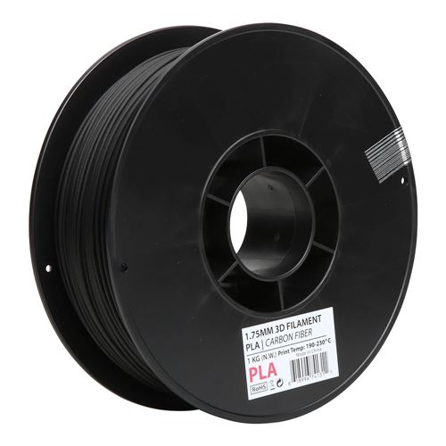 Inland 1.75mm PLA Pro 3D Printer Filament 1.0 kg (2.2 lbs.) Spool - Carbon  Fiber; Tough, High Rigidity - Micro Center