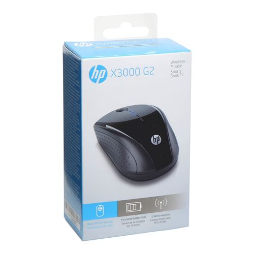sterk R kalligrafie HP Wireless Mouse X3000 G2 - Black - Micro Center