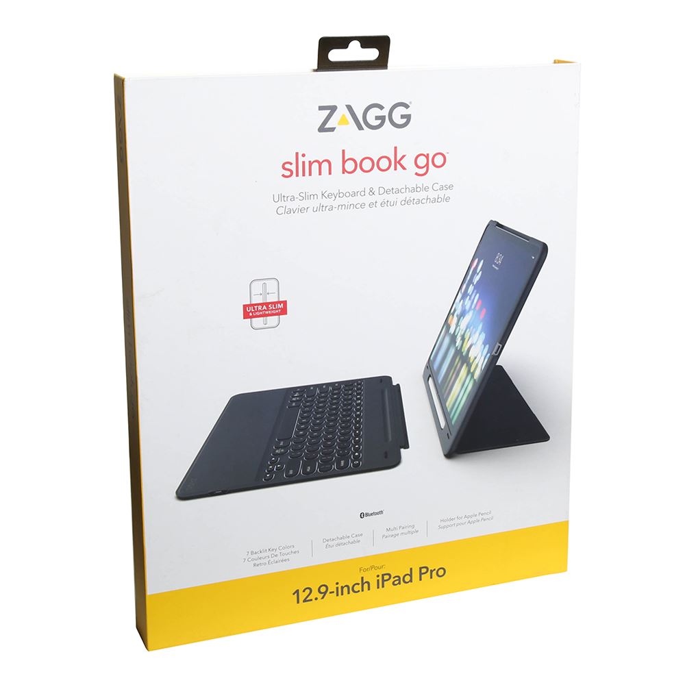 Micro Center Zagg Slim Book Go UltraSlim Keyboard & Detachable Case