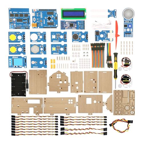 Inland Super Starter Kit with Mega 2560R3 for Arduino - 16MHz Clock Rate;  256KB Flash Memory; 8KB SDRAM; 4KB EEPROM - Micro Center